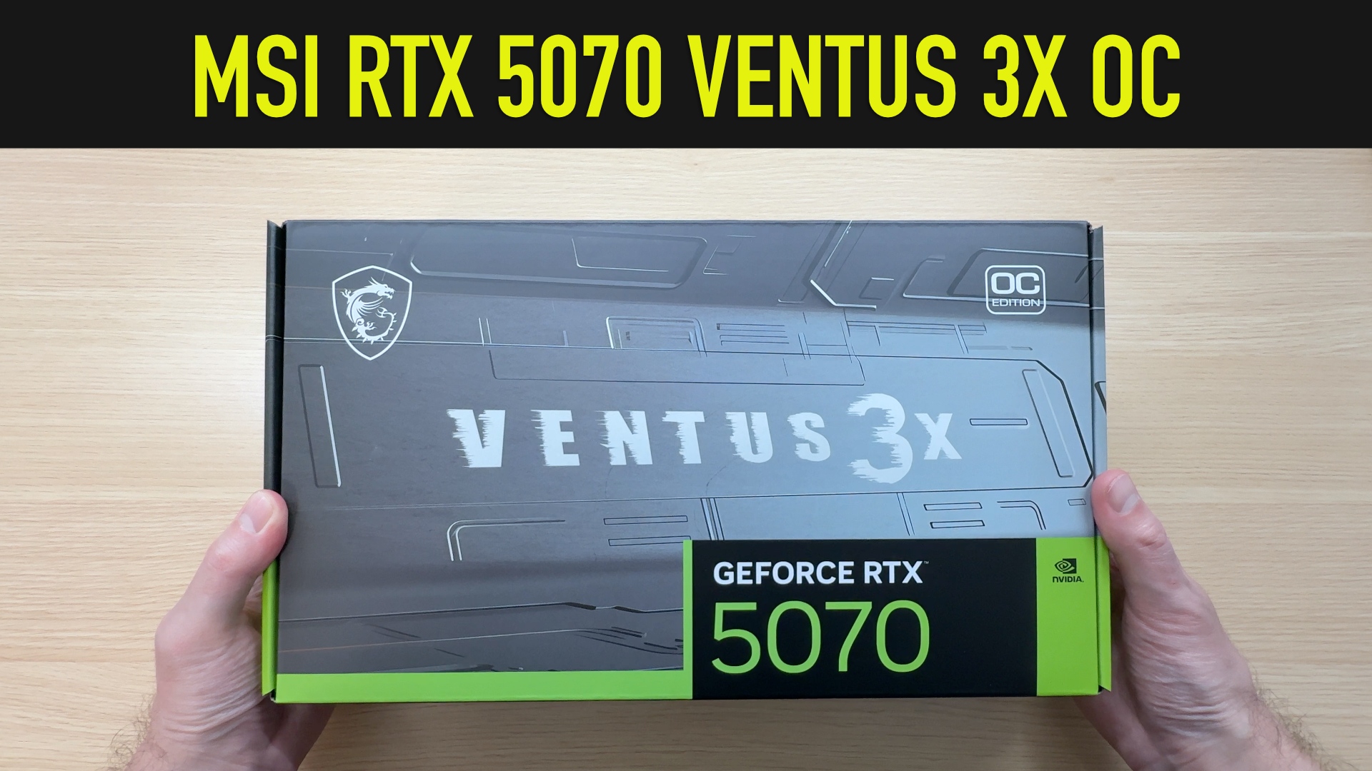 Watch MSI RTX 5070 VENTUS 3X OC Review on Amazon Live